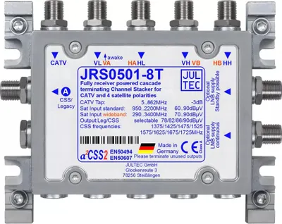 Produktbild von Jultec Einkabelmultischalter JRS0501-8T 5 auf 1/8UB