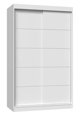 Zdjęcie produktu dla Cdf Szafa Przesuwna Iga 120 Cm Drzwi Ze Szprosami Biel