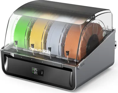 Zdjęcie produktu dla CFS Creality Filament System Pudełko do przechowywania Premium Obsługuje identyfikację RFID Wiele typów filamentów Automatyczne czujniki wykrywania wyczerpania/nawijania do monitorowania w czasie rzeczywistym Nadaje się do drukarek 3D K2 Plus/Creality HI