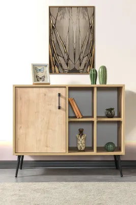 Produktbild von Skye Decor, Hochwertiger Konsolentisch (3-teilig) Sapphire Oak, 100 cm, 100% Melamin