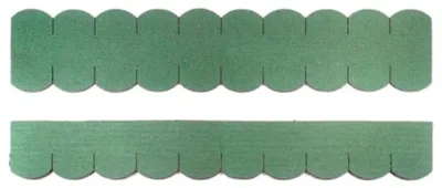 Produktbild von 1 Set Dachschindeln Biberschwanz (50mm) grün