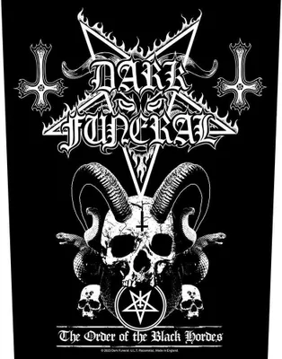 Produktbild von Dark Funeral - Patch "Order Of The Black Hordes" RO10601 (Einheitsgröße) (Schwarz/Weiß)