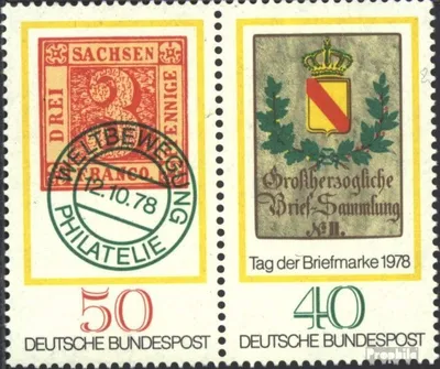 Produktbild von Briefmarken BRD (BR.Deutschland) 1978 Mi WZd3 postfrisch Tag der Briefmarke