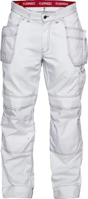 Produktbild von F. Engel Combat Handwerkerhose mit Holstertaschen, Weiss, Gr. 27