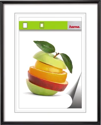 Produktbild von Hama 61627 Kunststoffrahmen Sevilla 29,7 x 42 cm (DIN A3), schwarz