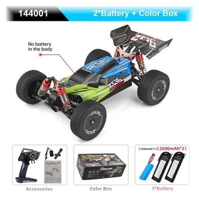 Produktbild von RC Offroad Buggy 4WD Blau/Grün (144001) Drift-Rennauto 2,4G