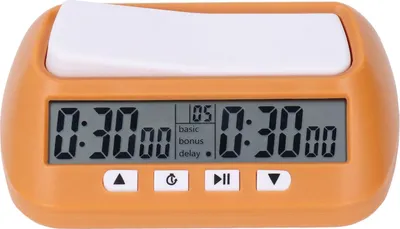 Zdjęcie produktu dla Zegar szachowy, cyfrowy timer, przenośny, profesjonalny, do gry match-go, żółty