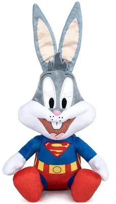 Produktbild von Bugs Bunny Plüschtier 27 cm Looney Tunes Superman Superhelden Stofftier