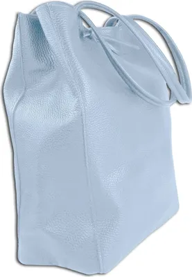 Produktbild von Tasche hellblau Toscanto Shopper Leder OTTM107SH