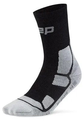 Produktbild von cep CEP Herren Mid Cushion Mid Cut Wandersocken black/grey III
