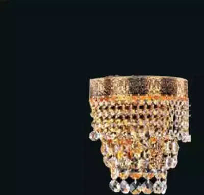Image de Lampes appliques murales lustre mural cristal or