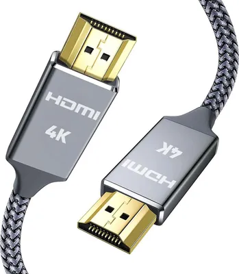 Obrázek produktu pro PowerBear 4K / 8K kabel HDMI 2m | 18Gbps vysokorychlostní kabel HDMI, opletený nylonový a opletený kabel HDMI