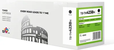 Productafbeelding van TB Print tonercartridge voor Brother TN423B, model TB-TN423BN, zwart, 100% nieuw
