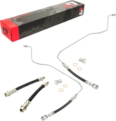 Produktbild von 4x Bremsschlauch Rohrleitungen hinten links rechts für AUDI A6 4B2 4B5 C5 97-05