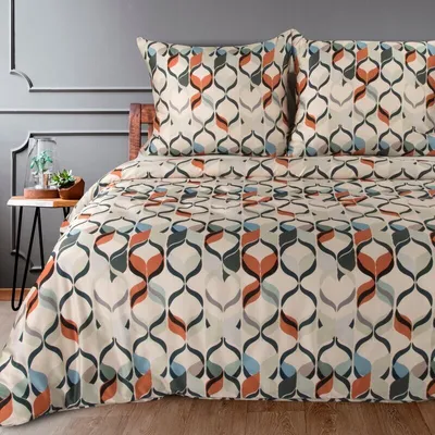 Produktbild von Eurofirany Bettwäschegarnitur Bettwäsche Satin  DIVA 19 220x200 cm 3 TLG SET: mit 2 Kissenbezüge 70x80 cm