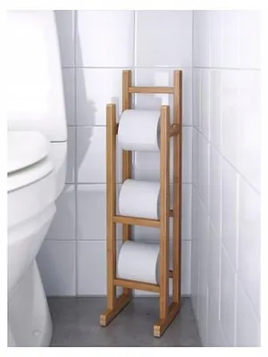 Produktbild von IKEA RAGRUND Freistehender Toilettenpapierständer Bambus