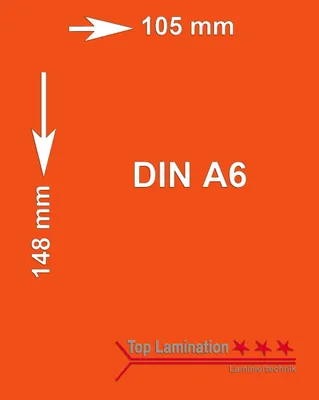 Produktbild von 25 Blatt zinnober 170 g/m² A6 (105x148mm) Farbpapier Tonpapier bedruckbar Premium