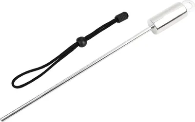 Produktbild von Taucherstab schwarz aus Edelstahl, mit Lanyard & Skala, korrosionsbeständig & leicht, für Unterwassererkundung & Hummerfang