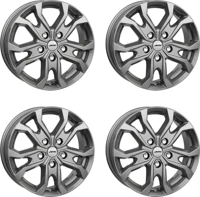 Produktbild von 4 Autec Kiso Felgen 7,5x18 5x120 SIL für VW Crafter Bus Amarok Aluräder5x120 SIL für VW Crafter Bus Amarok Aluräder
