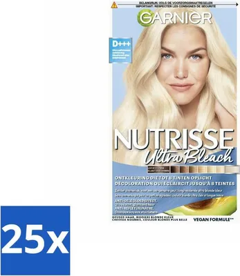 Produktbild von Garnier – Nutrisse Ultra Blonde D+++ – Blondierung – Ultra Pure Blonde – Super Lightening – Permanent Color - Vorteilspack - 25 Stücke