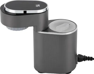 Tragbare Espressomaschine - Mini Kaffeemaschine - Temperaturregelung - Leicht zu transportieren - Rutschfeste Füße - Kapazität unter 5 Tassen - Dunkelgrau