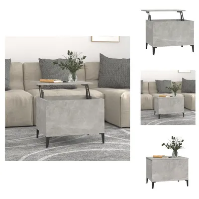 Obrázek produktu pro vidaXL Konferenční stolek beton šedý 60x44,5x45 cm materiál na bázi dřeva - Konferenční stolky