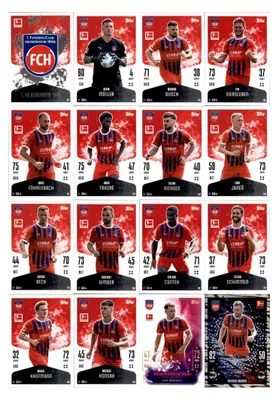 Obrázek produktu pro Topps Match Attax Bundesliga – 2024/25 – Balíček týmu – 1. FC Heidenheim 1846