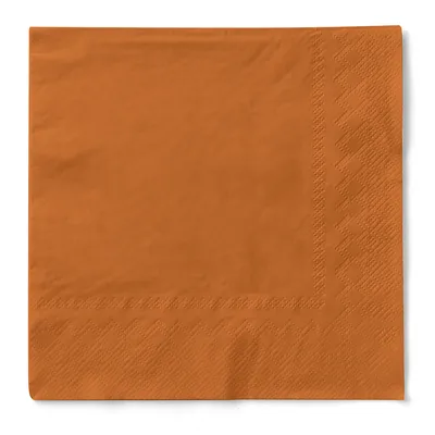 Produktbild von Tissue Cocktail-Serviette Terrakotta, 25 x 25 cm, 3-lagig, 100 Stück - Mank