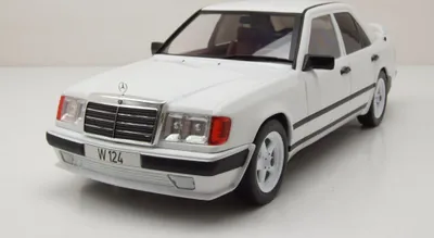Produktbild von MCG 18343 Mercedes W124 Tuning 1986 weiß 1:18