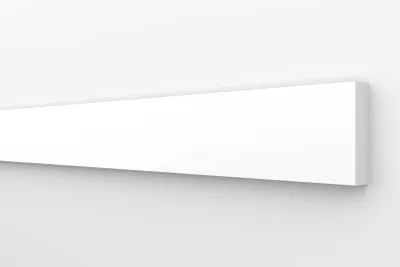 Produktbild von HEXIMO Flachleisten, XPS Styropor Trockenbau Flachleisten für Wand Deckenabschlussleiste Dekorbau Deckenstuck Deckenrahmen (10.2 Meter HFL 3)