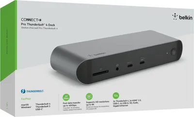 Produktbild von Belkin Thunderbolt 4 Dock Pro inkl. 0,8m Kabel INC006vfSGY