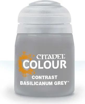 Produktbild von Citadel Contrast Paint (Basilicanum Grey) - Kontrastfarbe - Grau