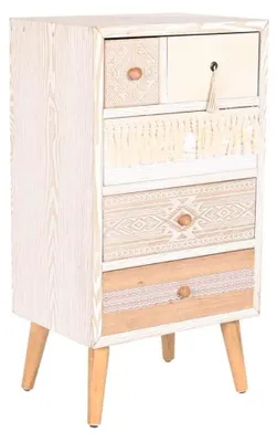 Zdjęcie produktu dla Komoda w stylu boho z 4 szufladami