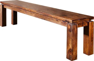 Produktbild von MASSIVMOEBEL24.DE Bank Sheesham 160x35x45 braun lackiert METRO LIFE #161