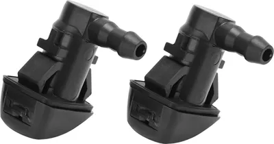 Image de 2 pièces gicleur de lave-glace 986303X900 noir ABS de rechange pour Rio 2011-2016