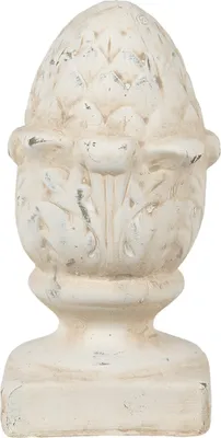 Immagine prodotto di Clayre & Eef Figurina a cono in abete 11x11x21 cm Pietra beige