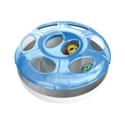 Obrázek produktu pro Hračka pro kočky Labyrint Ufo Ø 24 x 8 cm, různé barvy