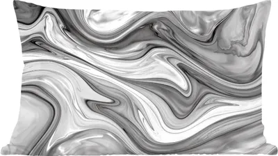 Produktbild von MuchoWow® Zierkissen Sofakissen Wohnzimmer Dekokissen 50x30 cm Marmor - Muster - Grau - Marmoroptik - Schwarz - Wohnzimmerdekoration - Polster mit Photo