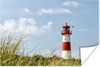 Produktbild von MuchoWow® Poster Meer - Leuchtturm - Deutschland 180x120 cm - Fotoplakat