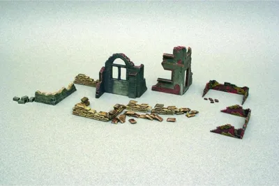 Immagine prodotto di Italeri 1:72 Muri e rovine con accessori
