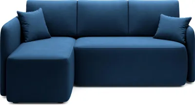 Produktbild von Krudox HADS Ecksofa 206x89x150 cm - Schlafsofa mit Bettkasten - Couch mit Stauraum - Sofa mit Schlaffunktion 184x115 cm - Links - Stoff: Lukso 40