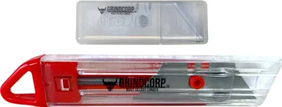 Immagine prodotto di Coltello di sicurezza Grindcorp SafeCut Eco con lama trapezoidale (1008814) + 10 lame di ricambio
