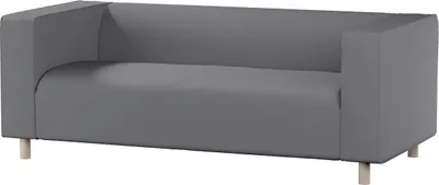 Produktbild von Dekoria Bezug für Klippan 2-Sitzer Sofa, grau, Sofahusse, Klippan 2-Sitzer