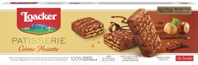Zdjęcie produktu dla Chrupiące ciasteczka waflowe Loacker Creme Noisette z kremem z orzechów laskowych 100g