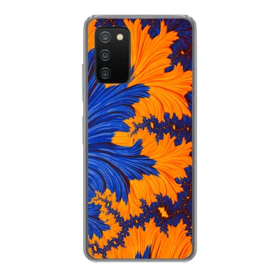 Produktbild von MuchoWow® Handyhülle Schutzhülle Hülle für Samsung Galaxy A03s Blätter - Kunst - Psychedelisch Silikon Softcase Handy Hülle - Schutz