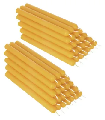 Obrázok produktu pre Sada 50 voskových sviečok v géli, výška 12 cm