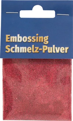 Produktbild von Einbrennpulver, 10g Glitter-Rot
