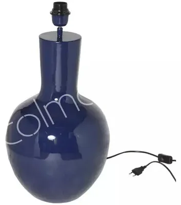 Obrázok produktu pre Stolná lampa, indigový smalt, rozmery 30x30x58 cm