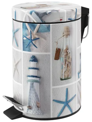 Obrázok produktu pre Kôš na kozmetiku Sanilo 3 l s mechanizmom jemného zatvárania Sea breeze