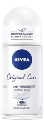 Produktbild von NIVEA Original Care, Frauen, Antitranspirant, Roll-on Deodorant, Box, 50 ml, 48 h